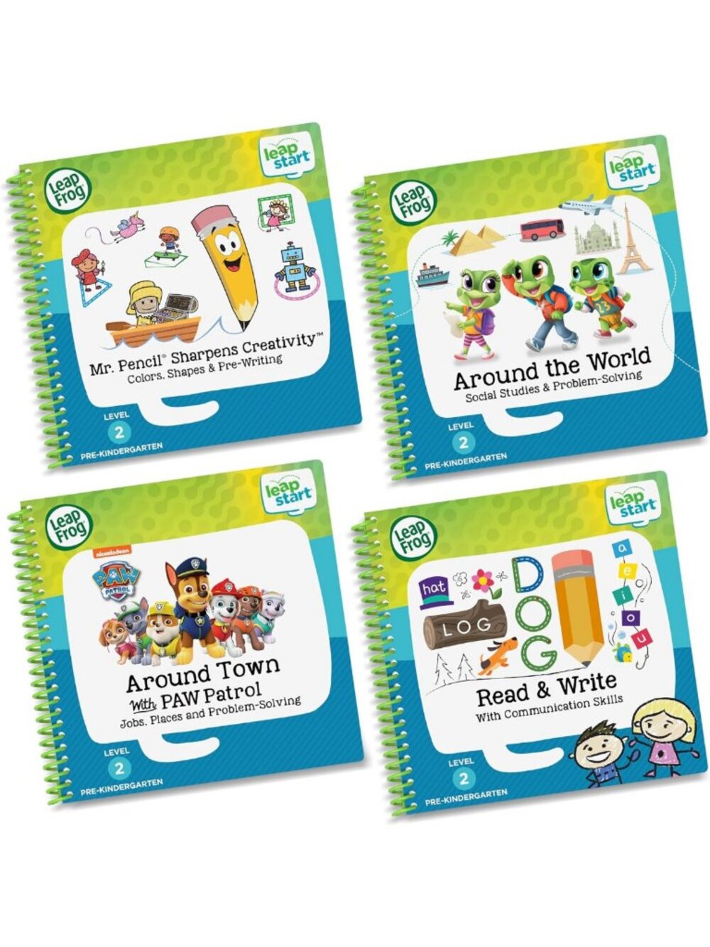 Interactive Learning Toys for Pre-K Kids - LeapStart 4-Pack Educational Set